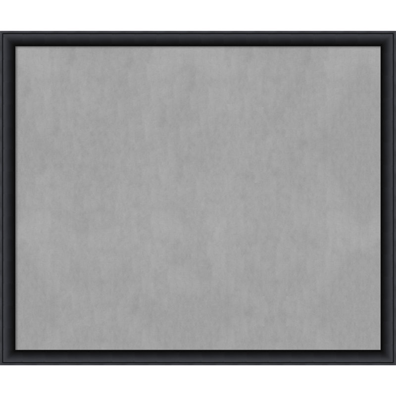 Tableau d'organisation magnétique noir Nero, H 43 po x l 51 po