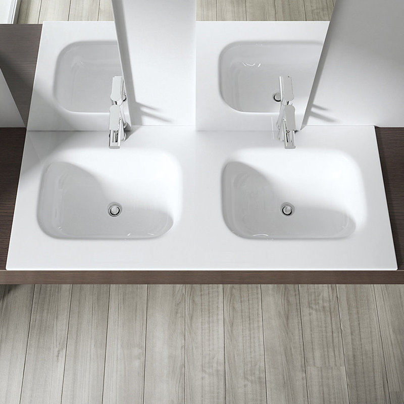 Durovin Bathrooms 480mm L x 1200mm W Natural Engineered Stone Rectangular Sink