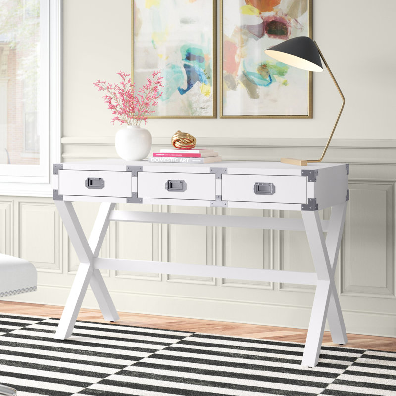 Campden Writing Desk, Blue