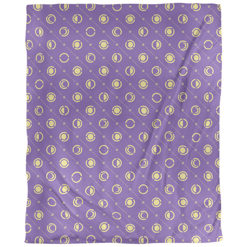 Tissu de phases lune, Mauve / Jaune, L 54 po x l 36 po, Lin huître palazzo