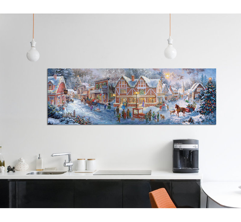 «Getting Ready for Christmas», impression sur toile, H 20 po x l 60 po x P 1,5 po