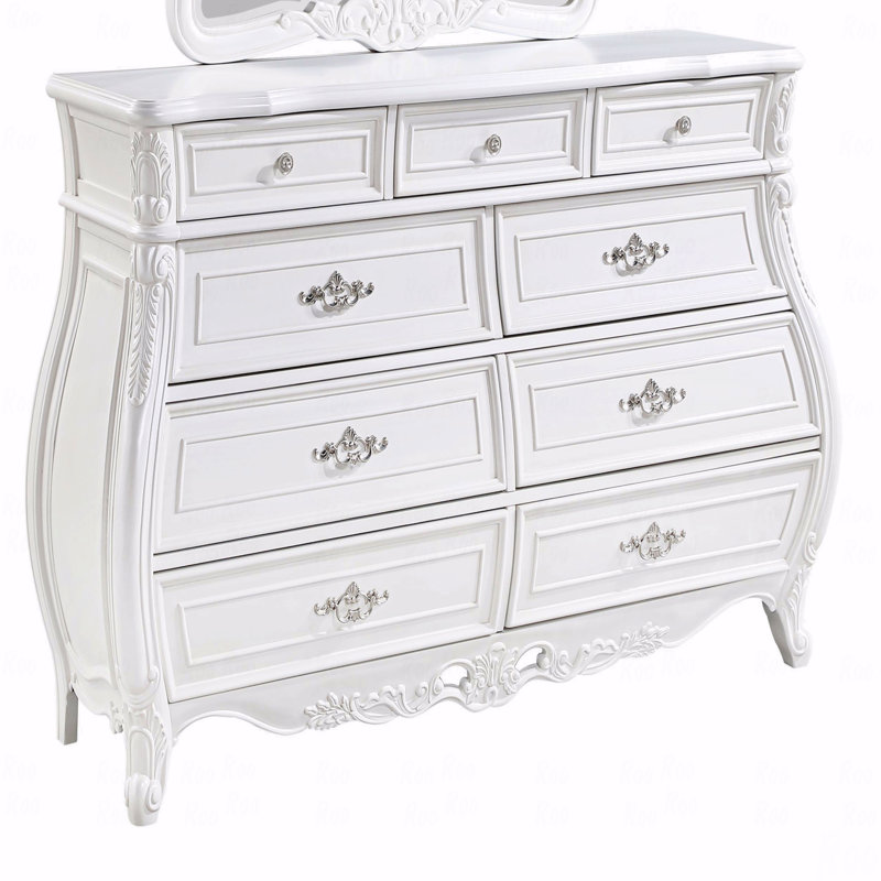 Commode 9 tiroirs, fabrication en bois de style moderne