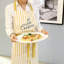 Bib Apron - Yellow Stripe