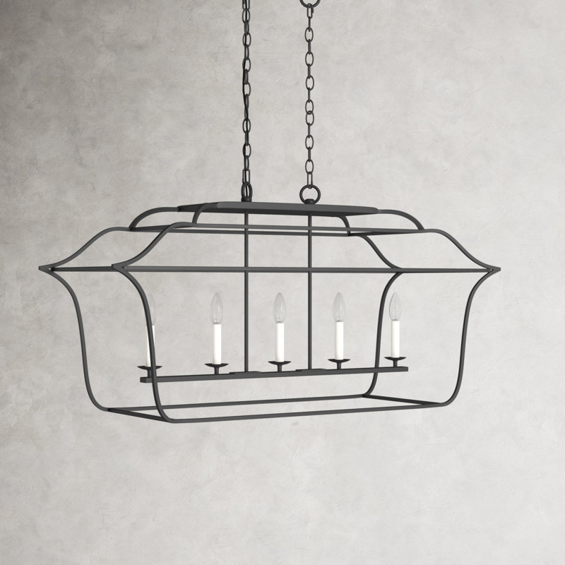 Lark 5 - Light Kitchen Island Pendant, Royal Ebony