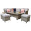 Rochele 9 - Person Patio Dining Set Rectangular Table with Cushions Included