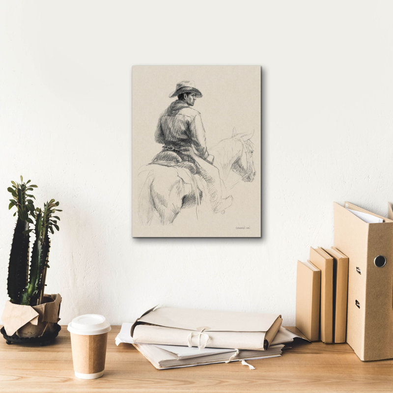 «Home On The Range 1» par Danhui Nai, art mural sur toile, H 16 po x l 12 po