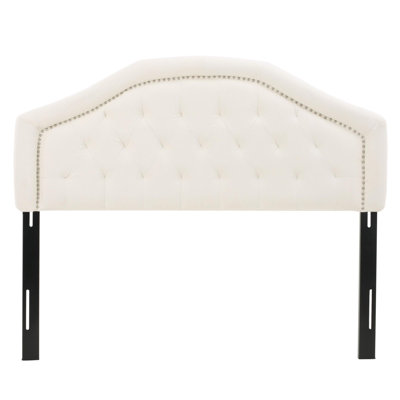 Danni Upholstered Metal Panel Headboard