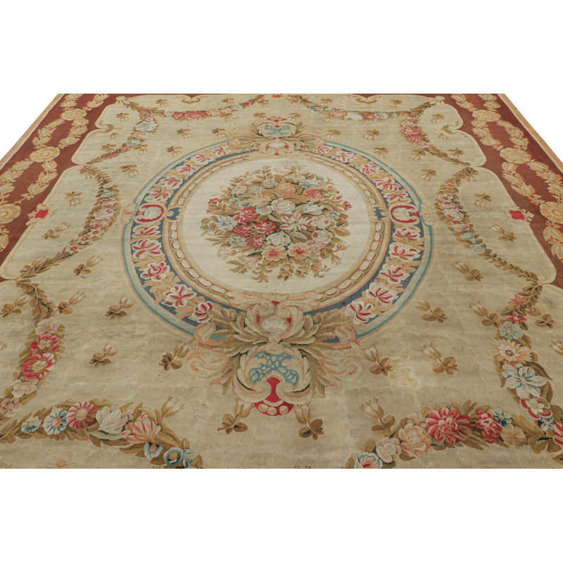 One-of-a-Kind 10'8”x13'5” Hand Knotted Area Rug