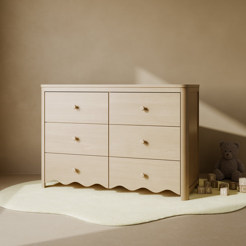 Casablanca 6-Drawer Double Dresser, Driftwood