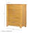35.4X17.3X44" 5-Drawer Dresser