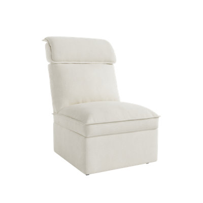 Canapé modulaire modulaire, blanc cassé