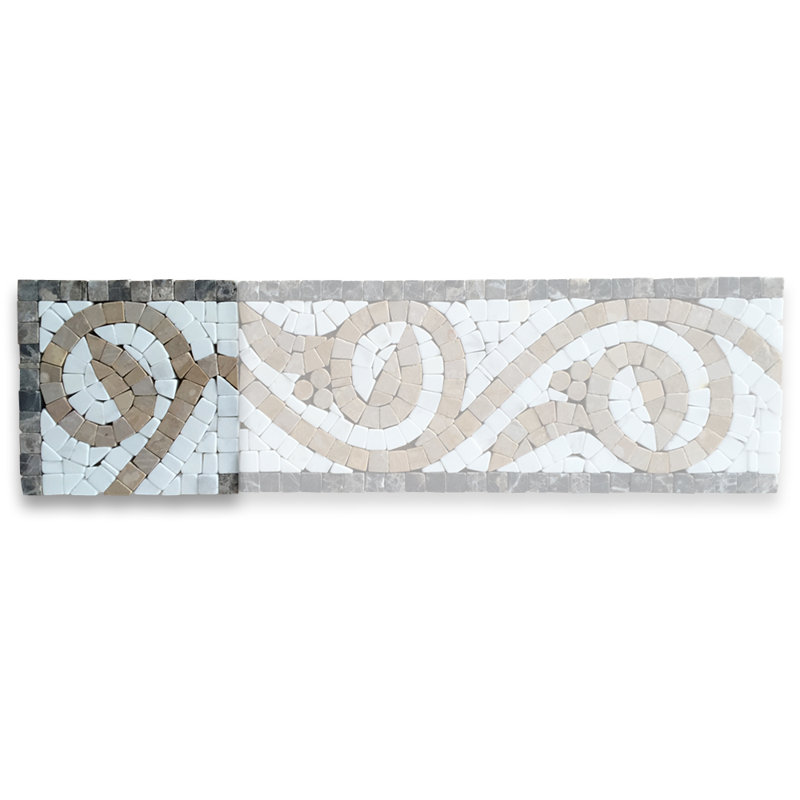 Carrelage mural en mosaïque 4 po x 4 po
