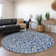 Premium Machine Washable Prisco Navy Rug