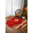Susan Red Oriental Machine Printed Cotton Polyester Area Rug-1110133893