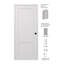 Porte pré-suspendue simple en bois manufacturé 2 panneaux à 2 panneaux-94623328-94623312-106872369