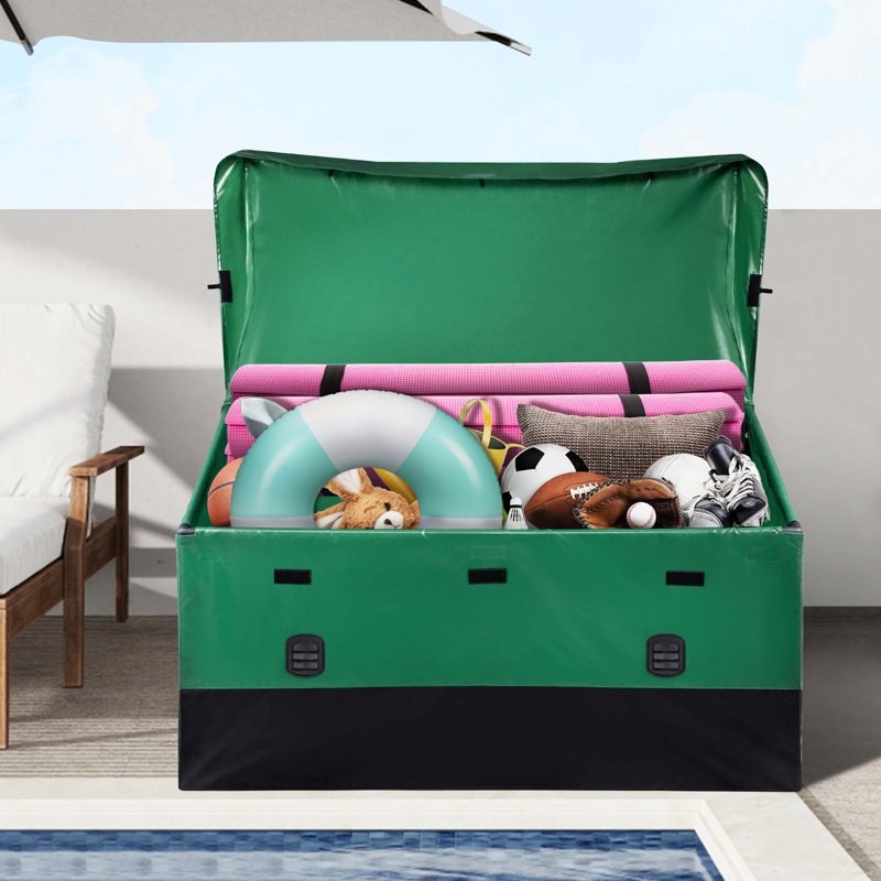 Waterproof PE Fabric Foldable Outdoor Patio Storage Container for General Backyard Storage
