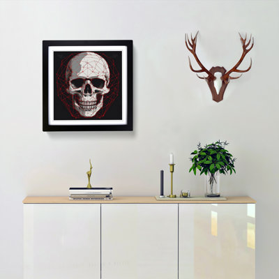 Skull Constructivism - Framed Print