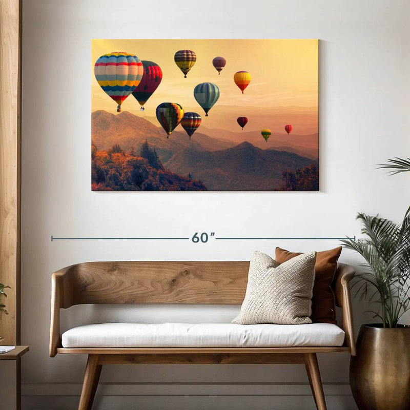 Montgolfières Mehar Sunset, H 30 po x l 45 po