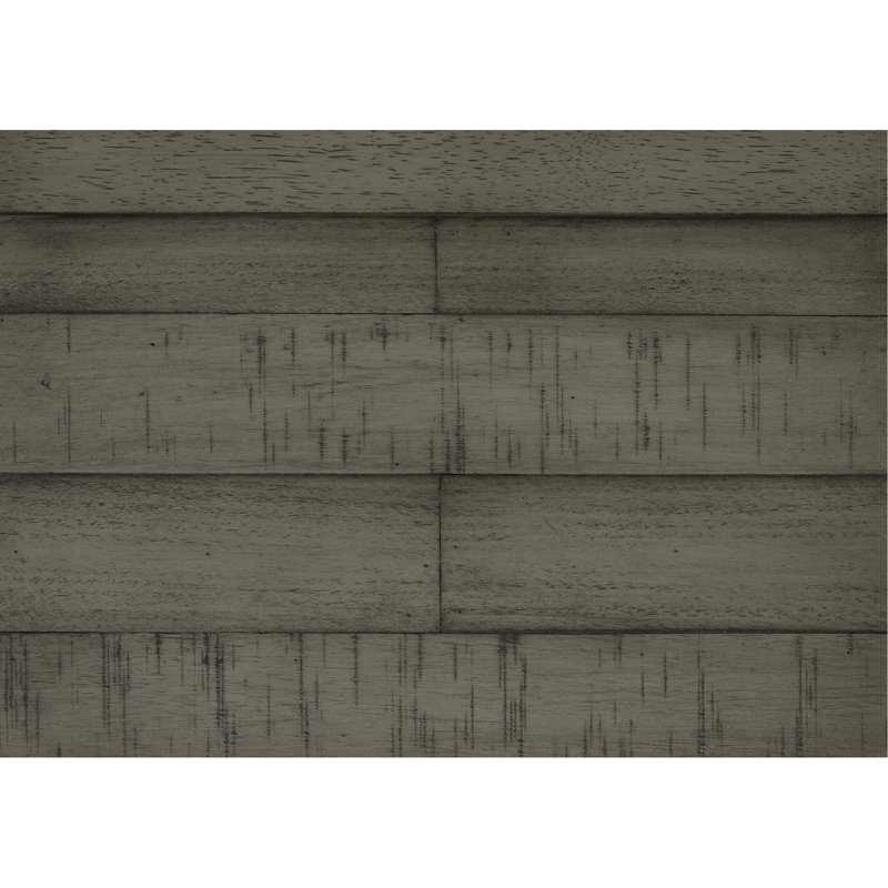 Finition grise, table à hauteur de comptoir, cuisine et salle à manger, design d'inspiration industrielle, sièges 4, métal, bois