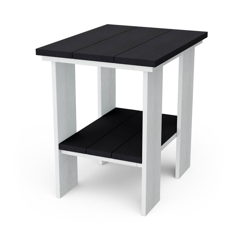 Table d'appoint contemporaine, Noir / blanc