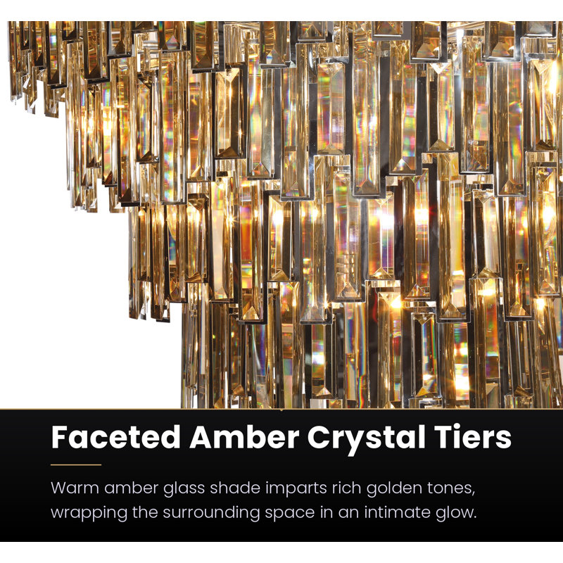 Vienna 28 - Light Dimmable Tiered Chandelier