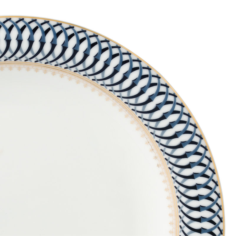 24 Piece Dinnerware Set-Bone China, Service for 4 by -Sapphire