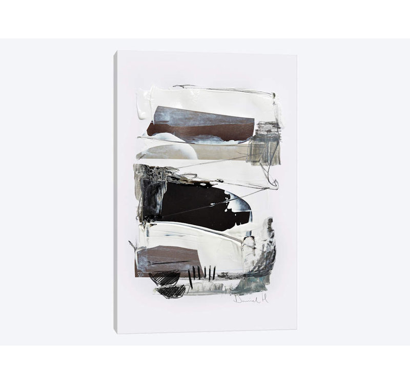 « neutral tons ii », impression sur toile, H 26 po x l 18 po x P 1,5 po, Toile tendue, Pas de tapis