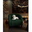 Fauteuil club moderne en tonneau de velours moderne avec accoudoirs souples et facile à assembler pour le salon, la chambre à coucher, le bureau et l'espace de réception-331370425