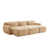 Tissu brun clair / Teddy