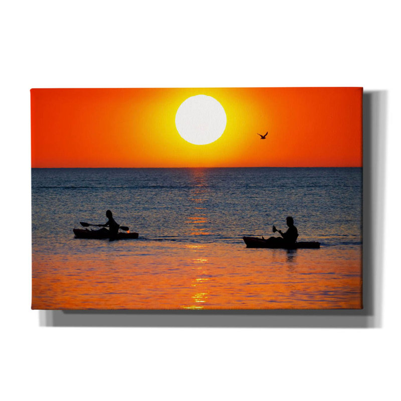 'Sunset Excursion' by Jonathan Ross, Canvas Wall Art, 12" H x 18" W x 0.75" D