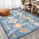 Bethlehem Tribal Love Geometric Dark Blue/Multi Rug