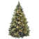 Carolina Extra Full Green Tree Family Flocked/Frosted Christmas Tree and Pinecones