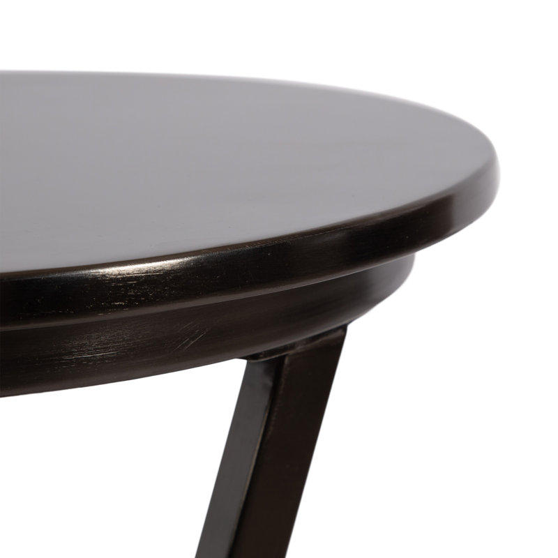 Calai End Table, Pewter