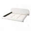 Lit plateforme tapissier avec tissu bouclé-855304681