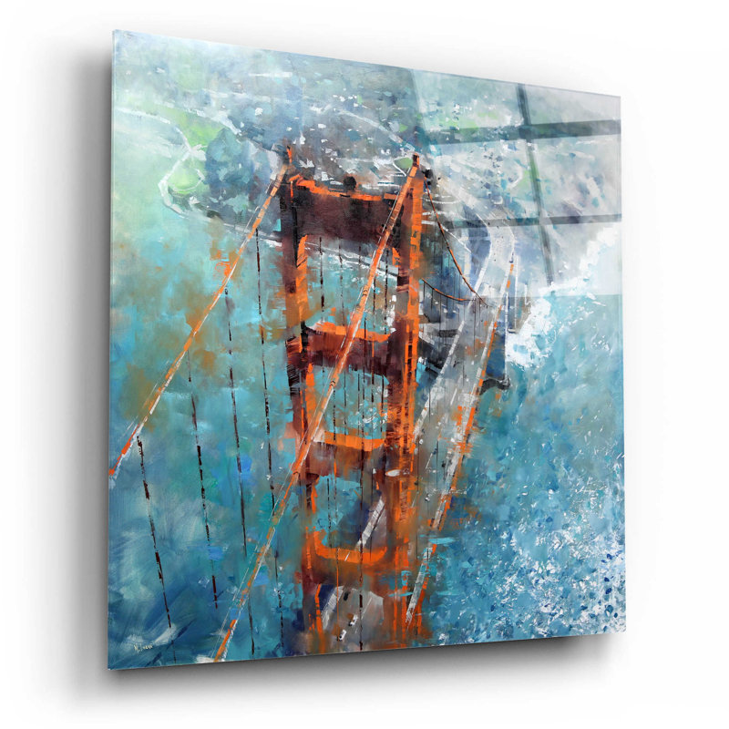 «Over Golden Gate» par Mark Lague, H 12 po x l 12 po x P 0,13 po