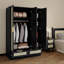 Boho 3 Door Manufactured Wood Wardrobe