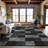 Premium Machine Washable Krause AMF1139 Geometric Rug-667599743