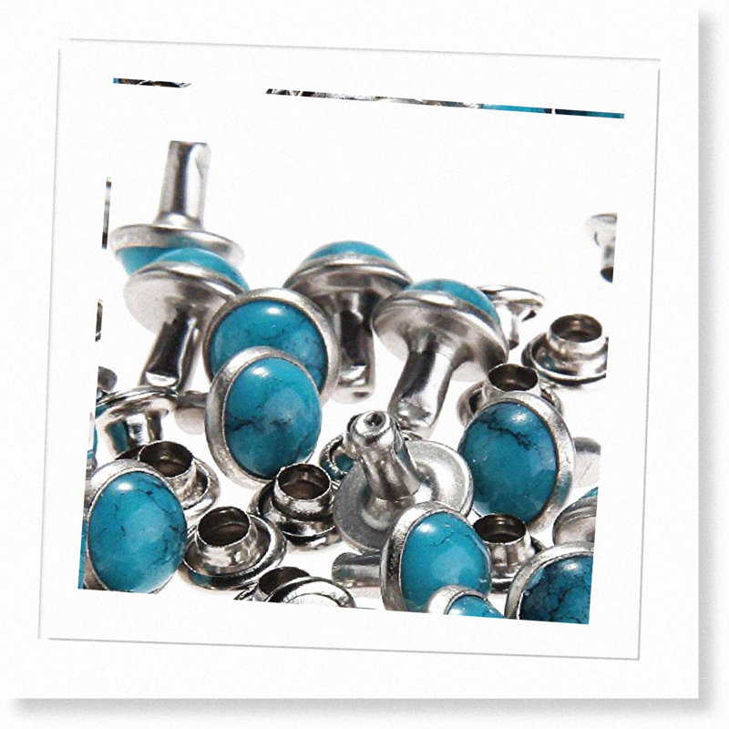 Leather Rivets 8MM 200pcs