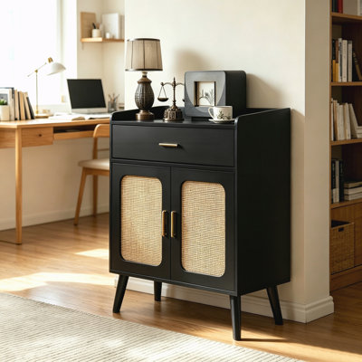 Armoire de cuisine, armoire de ferme, rangement avec 1 tiroir et 2 portes