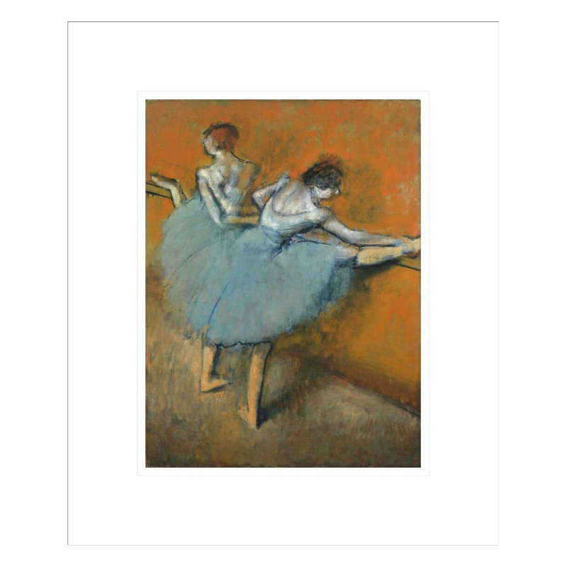 «Dancers at the Barre» par Edgar Degas, impression giclée encadrée, H 16,45 po x l 13,75 po