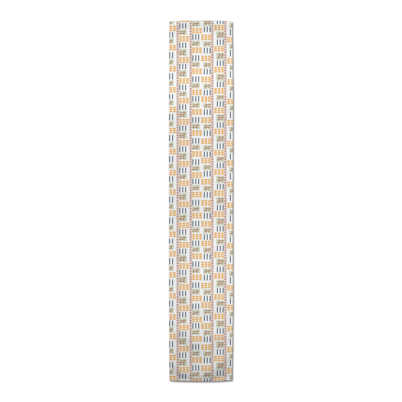 Kaylyn Geometric Table Runner, 72" x 16"