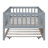 Wood Daybed With Trundle And Fence Guardrails-1427535703-1427535704