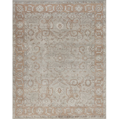 Ottoman Hand Knotted Wool Area Rug