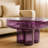 Elegant Glaze Glass Coffee Table-114216173