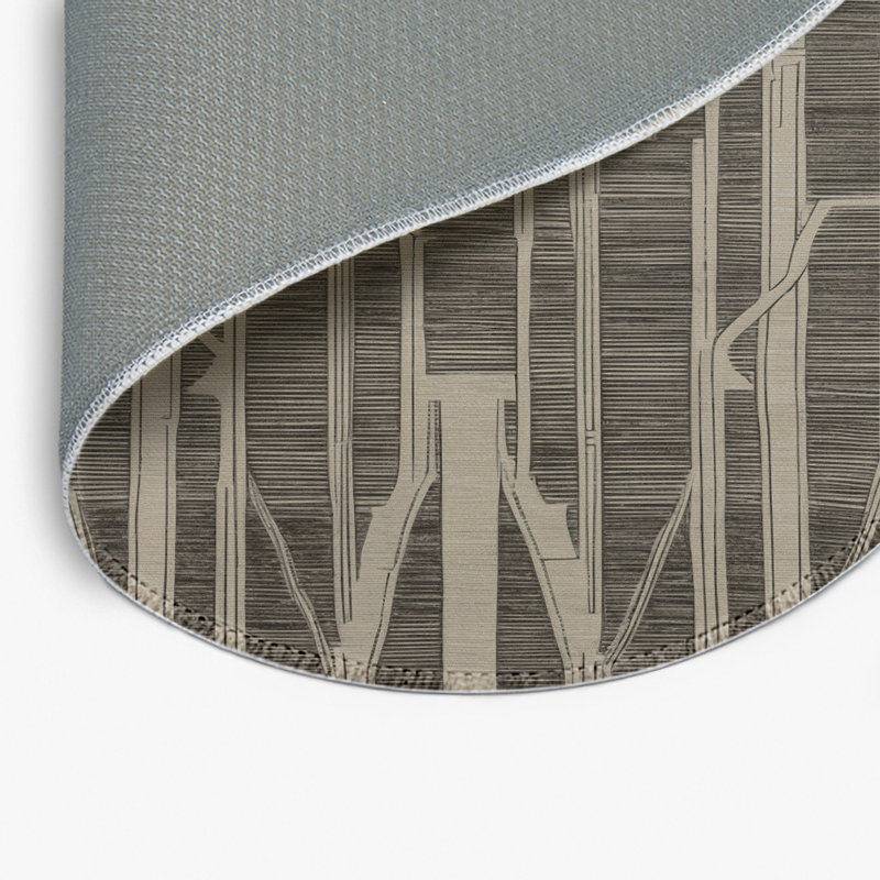 Tapis intérieur et extérieur ArtDeco, Rond 5 pi