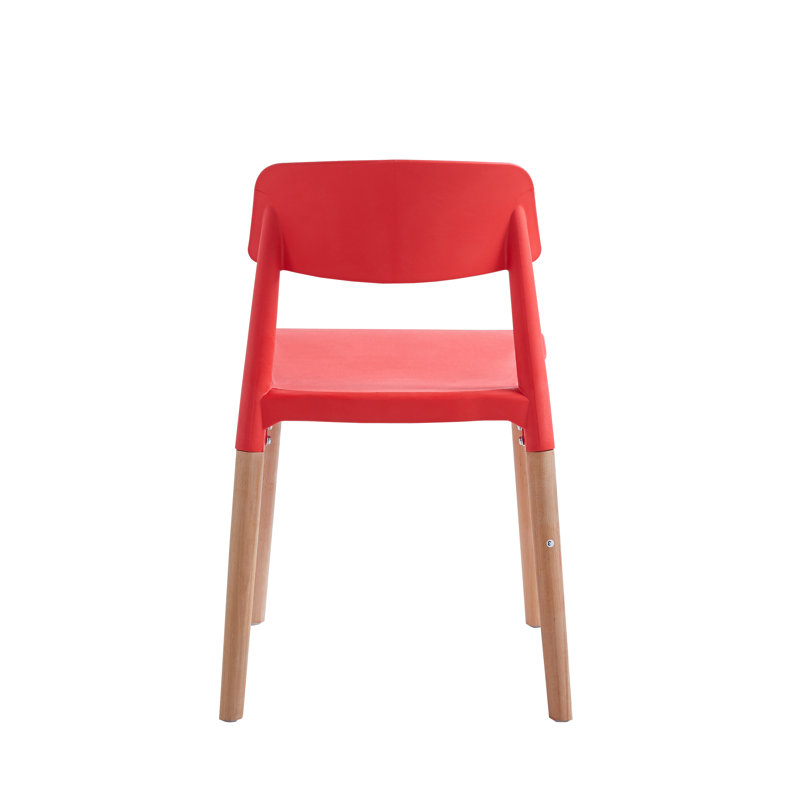 Chaise empilable Erving, Rouge