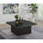 Square Engineered Wood Cocktail Coffee Table, Black