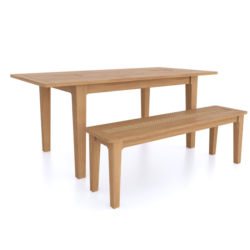 Wantaugh Solid Wood Bench