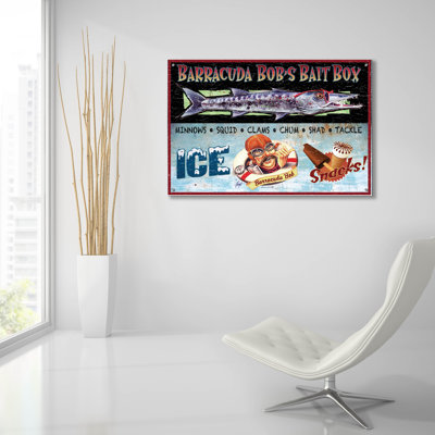 Barracuda Bob' by James Mazzotta Acrylic Glass Wall Art
