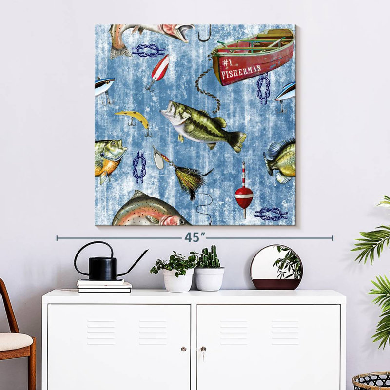 Senne Fisherman, 33" H x 33" W